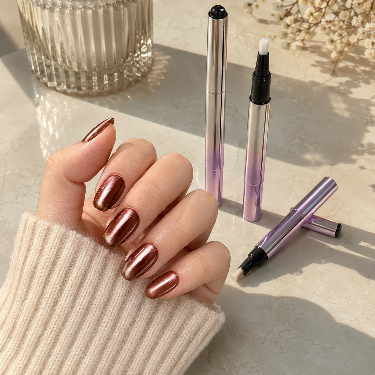 Pluma de Gel: Uñas de Salón en Minutos